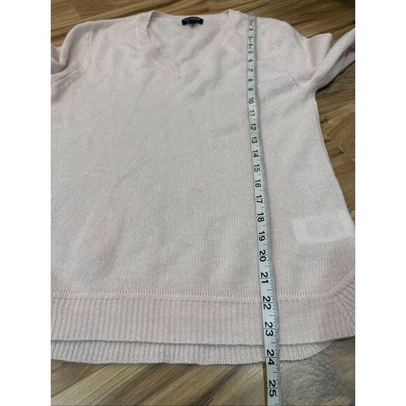 Estheme V-neck cashmere light pink sweater size Small - Picture 7 of 7